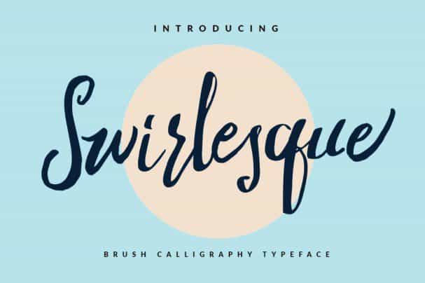 Download Swirlesque Typeface + Bonus font (typeface)