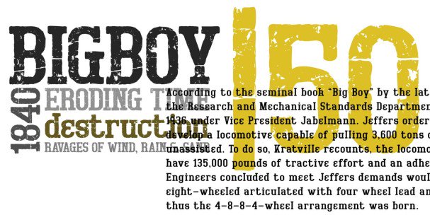 Download Bigboy font (typeface)