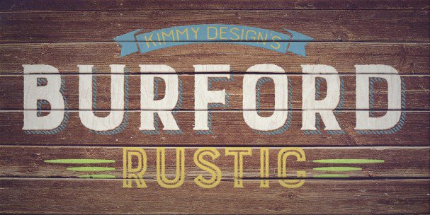Download Burford Rustic Line Medium font (typeface)