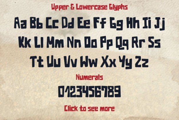 Download The Jungle Typeface font (typeface)