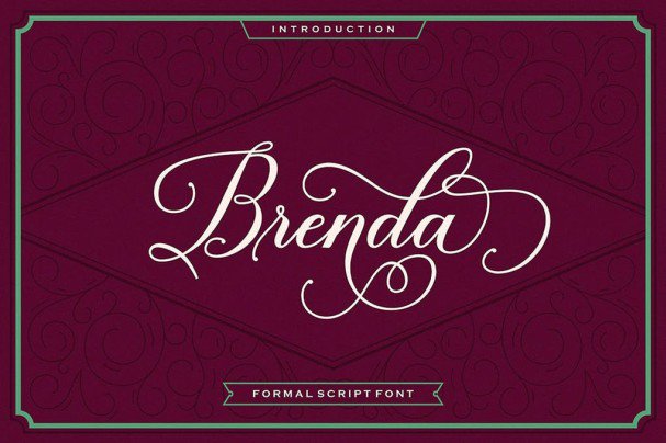 Download Brenda Script font (typeface)