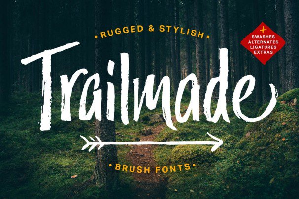 Download Trailmade Family font (typeface)