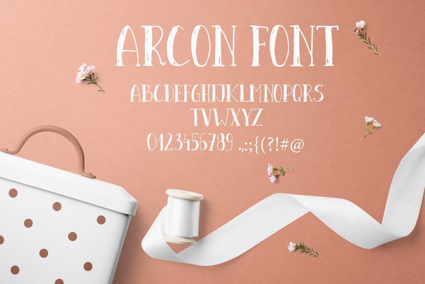 Download Arcon font (typeface)