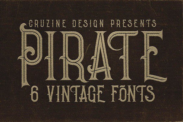 a pirate fonts