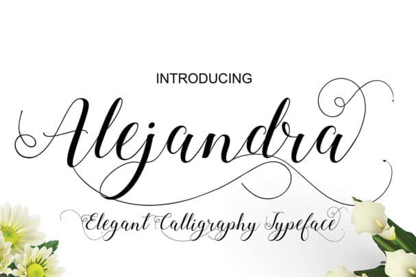 Download Alejandra font (typeface)