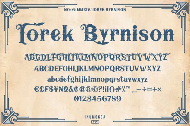 Download Iorek Byrnison font (typeface)