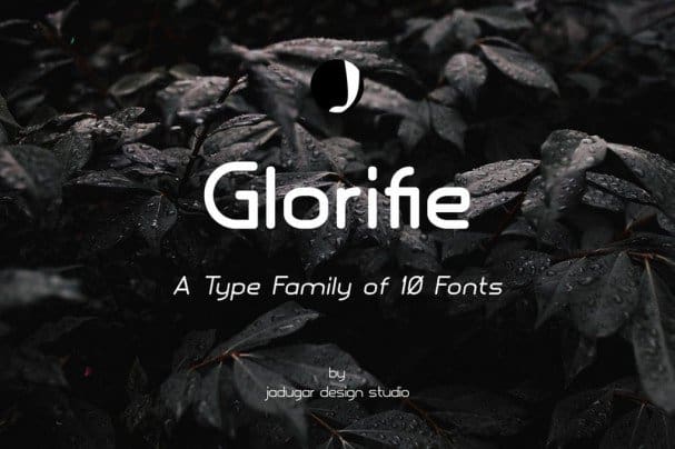 Download Glorifie font (typeface)