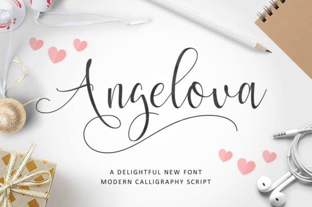 Download Angelova Script font (typeface)