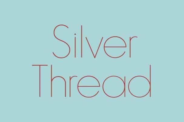 Download Silver Thread font (typeface)