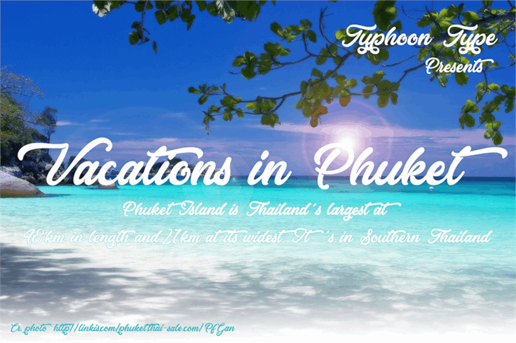 Free Download Vacations in Phuket Fonts Collection