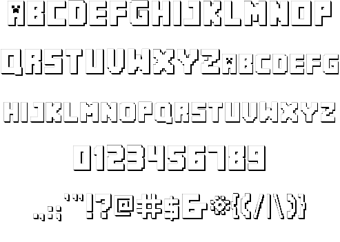 MINECRAFT PE Font 