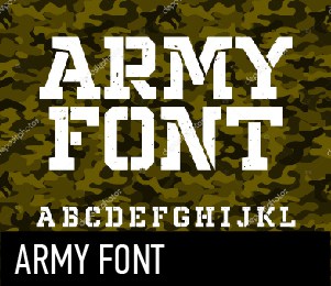 ARMY FONT