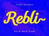 Rebli Solid Bold Typeface