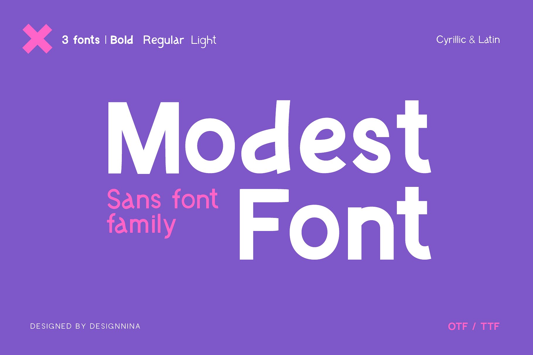 ModestFont - Sans