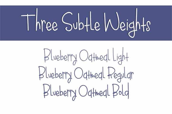 Blueberry Oatmeal Light 