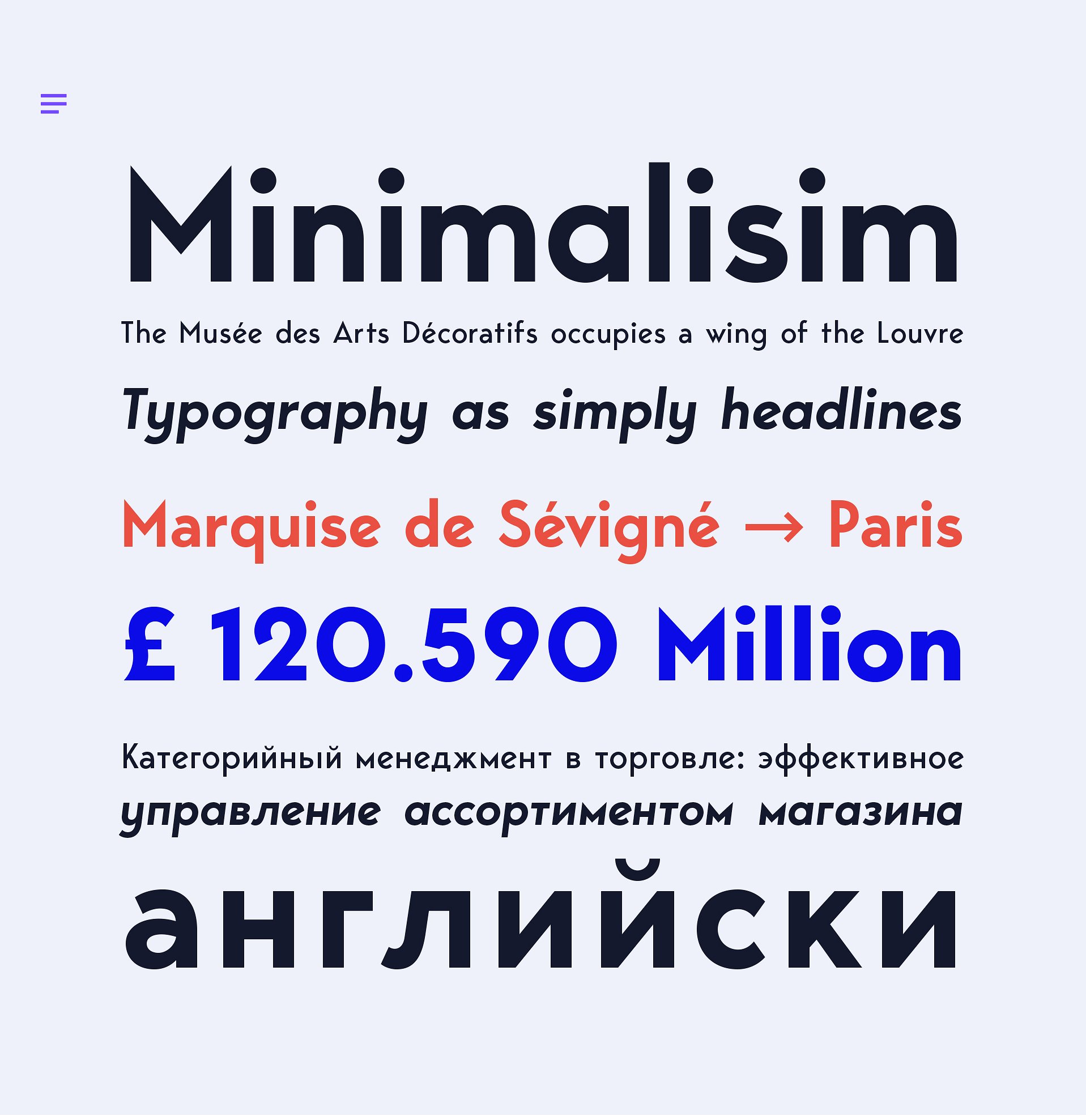 George Sans Geometric Typeface