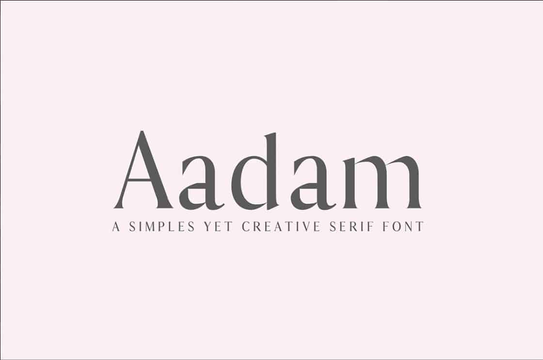 Aadam Modern Serif 