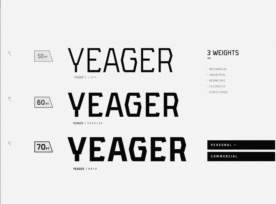 Yeager Reg & Light