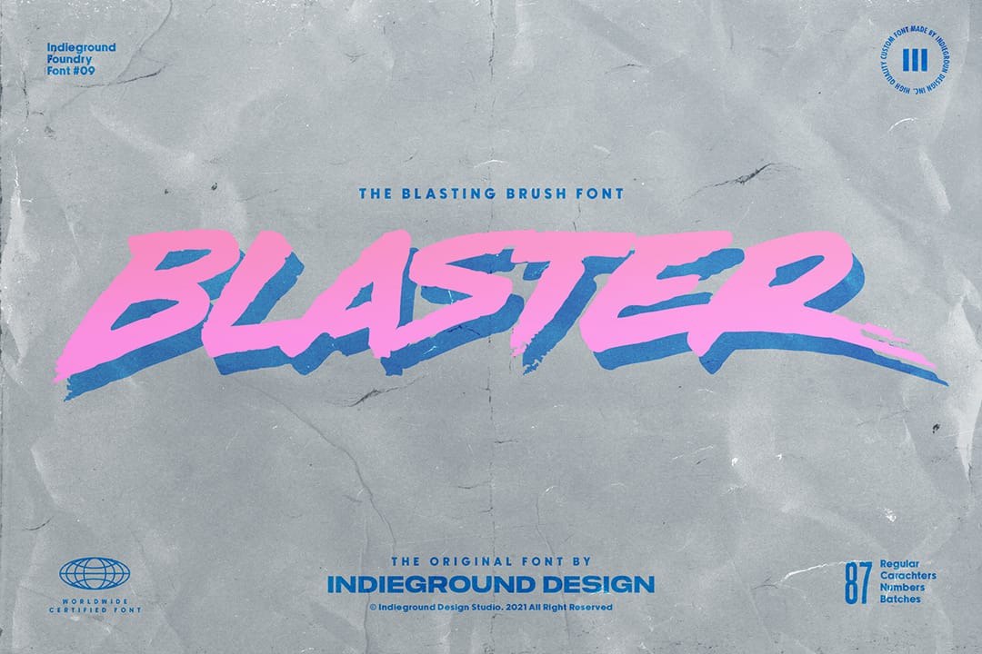 indieground blaster demo