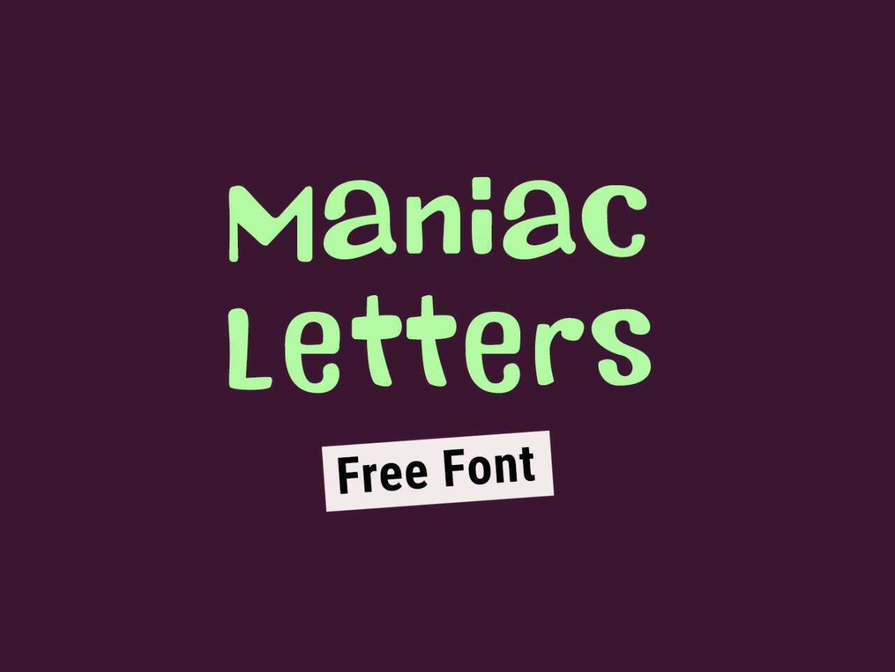 maniac letters