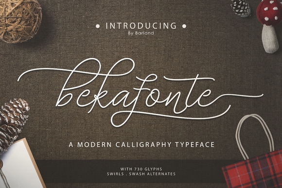 Bekafonte Typeface 