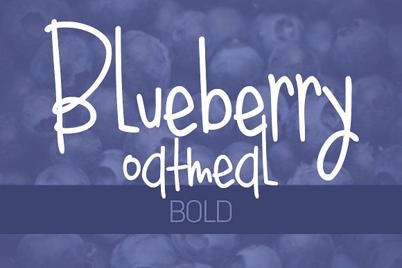 Bluebery Oatmeal Bold 