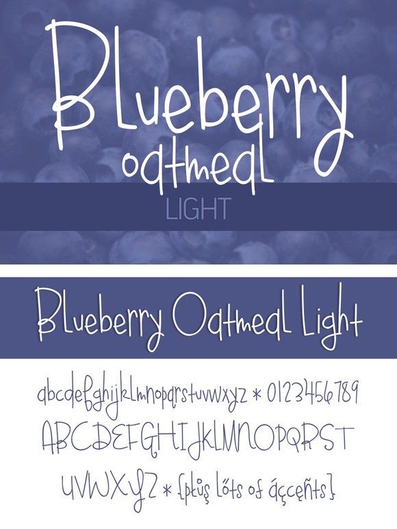Blueberry Oatmeal Light 